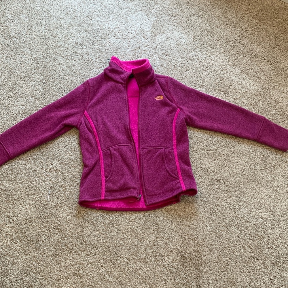 The North Face Pink Zip Up Jacket B2